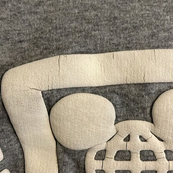 Disney Spirit Jersey Walt Disney World Gray Sherpa Fleece Sweatshirt Casual - Picture 7 of 13